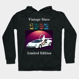 80s Vintage Birthday 1982 Hoodie